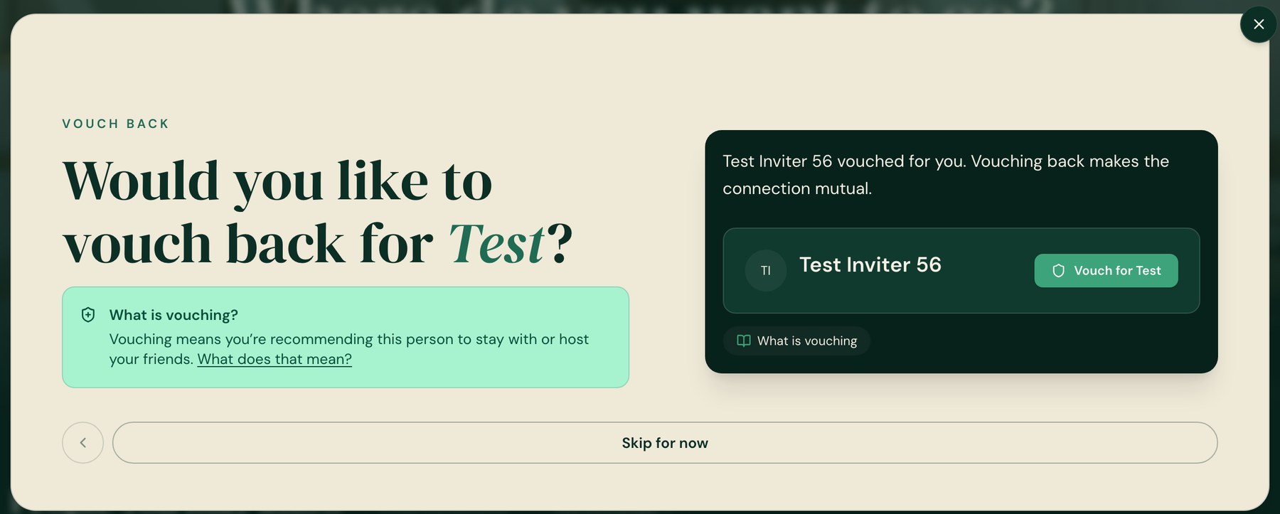 Where signing in from the invite pop-up actually lands, on desktop